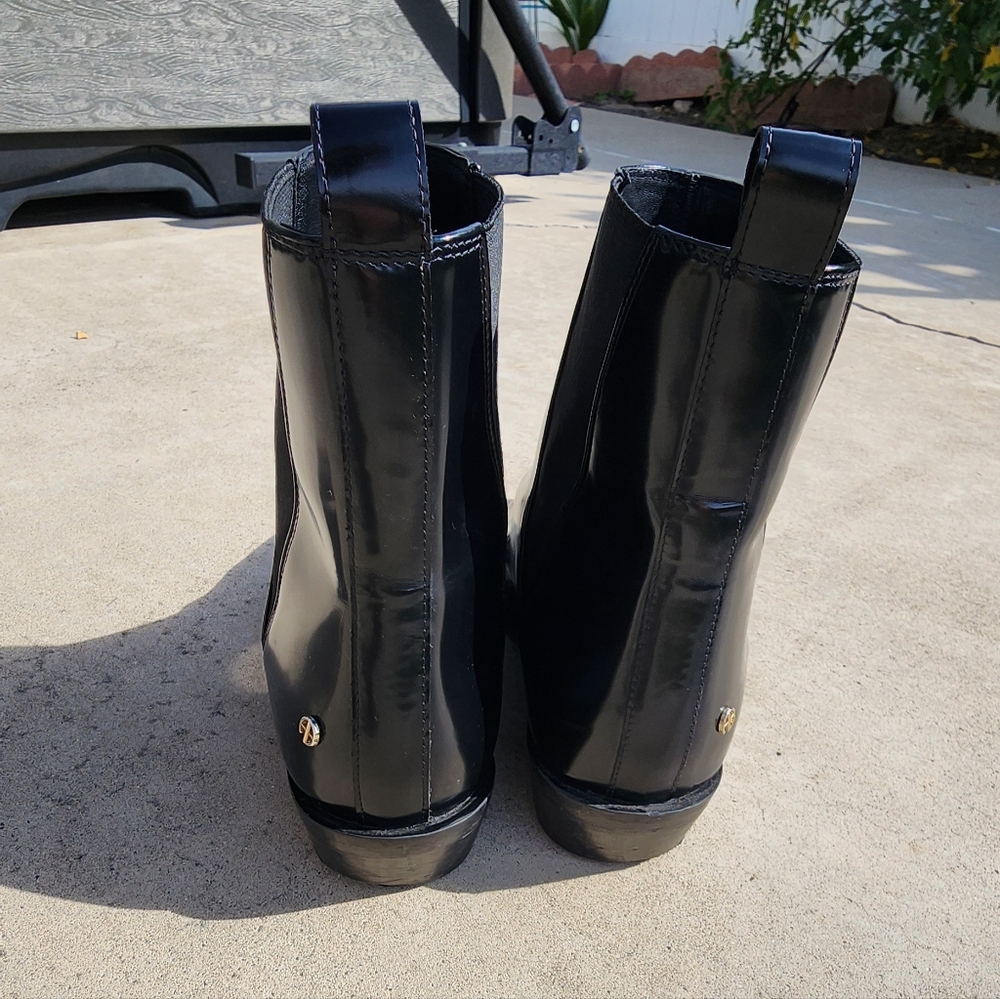 Anine Bing Sky Black Leather Ankle Boots size 41 US 10/10.5 - Picture 6 of 6